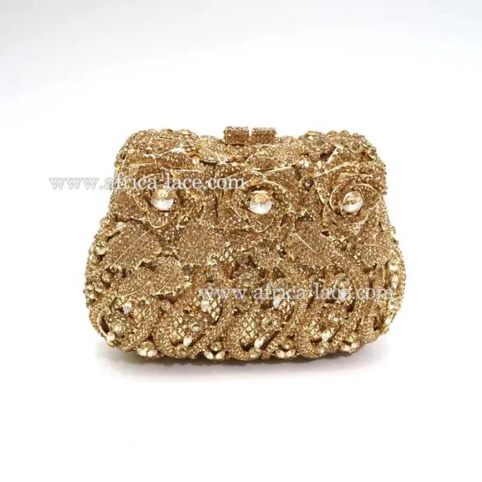 crystal clutch bag