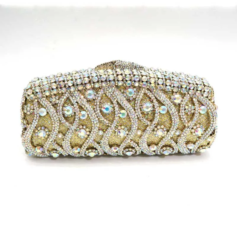 Ladies Crystal outlet Luxury Fashion Clutch Purse/Bag