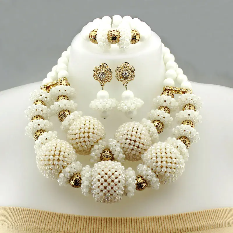 Handmade beaded sales wedding jewelry