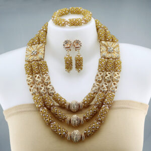 High class wedding jewelry in Nigerian party jewelry set in JW1051 ...