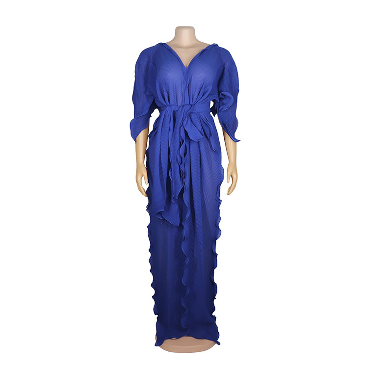 Hot Selling Long Dress In Chiffon Fabric Soft Material Women Dress ...