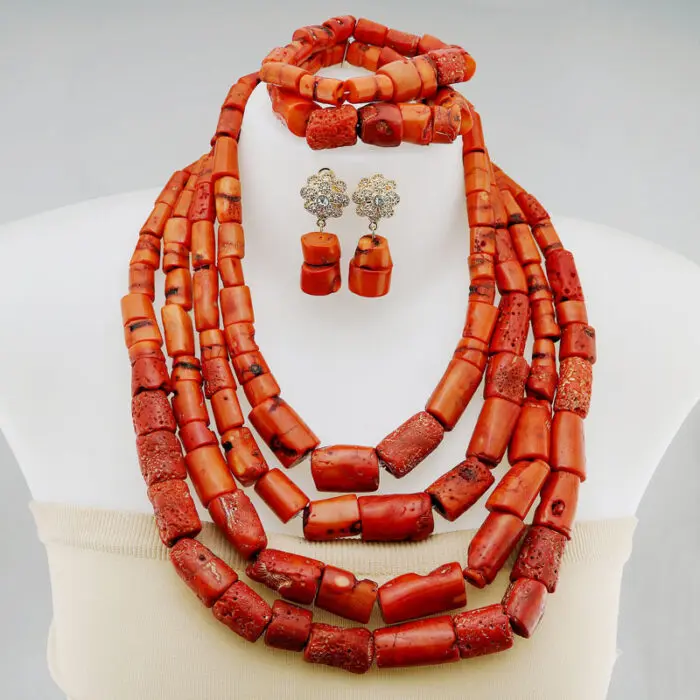 Coral Beads – AFRICAN FABRICS CANADA