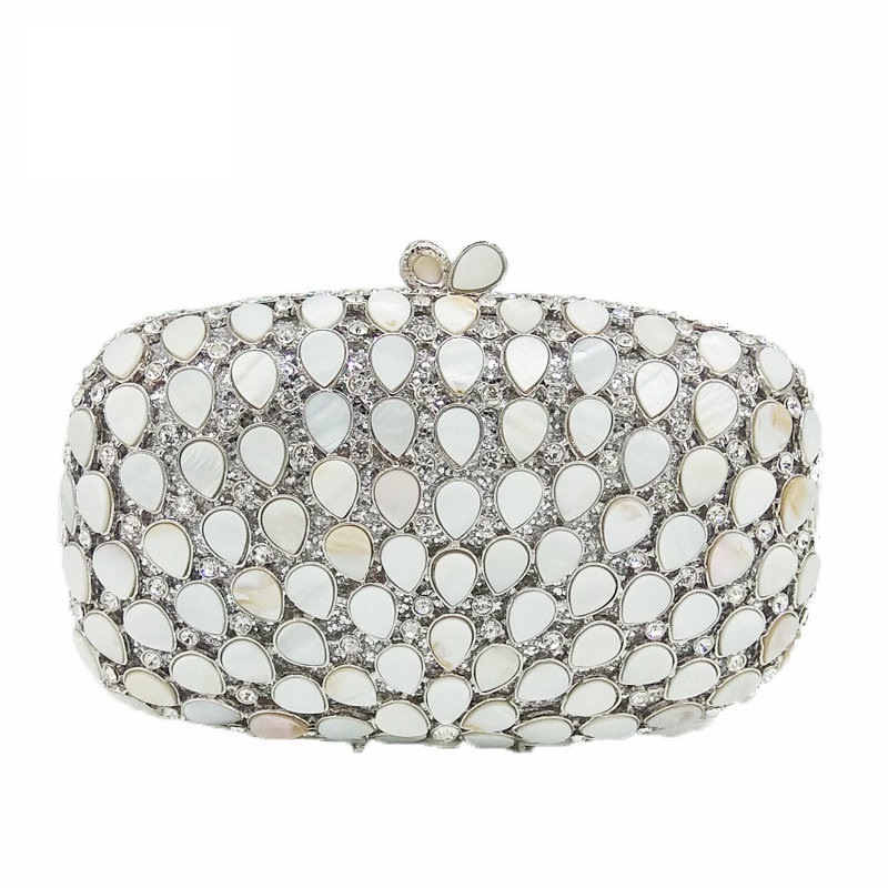 Women's Wedding Clutch, Luxury Crystal Evening Purse In CL172 | LaceDesign
