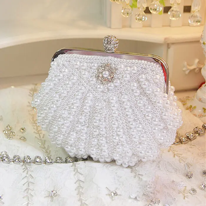 Buy U Shaped Pearl Beaded Sling Bag – Odette