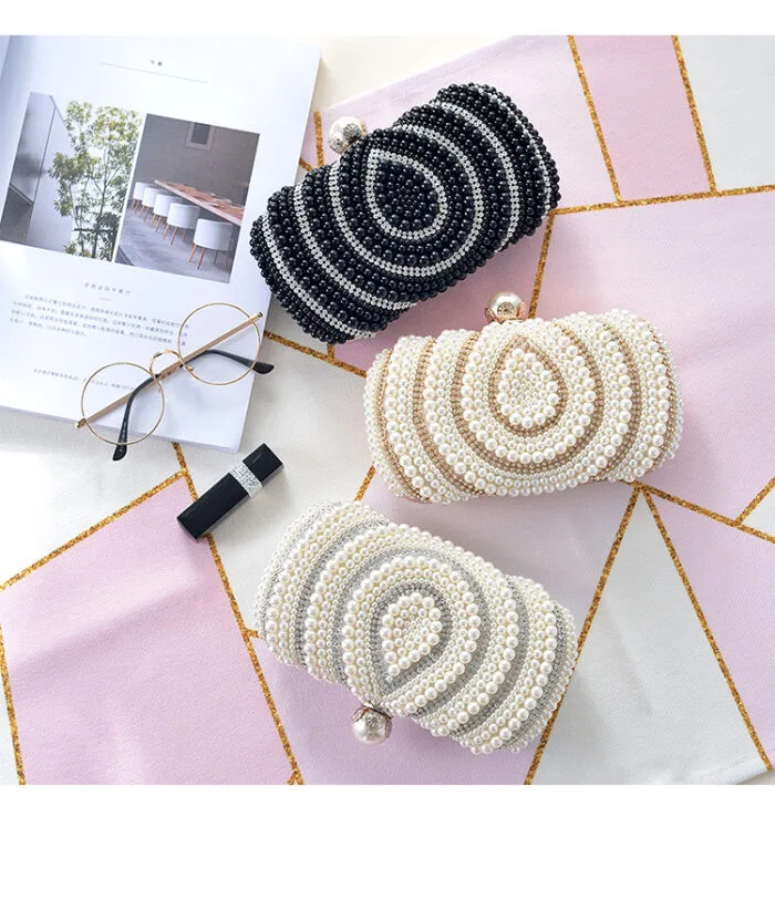 Beaded wedding clutch on sale