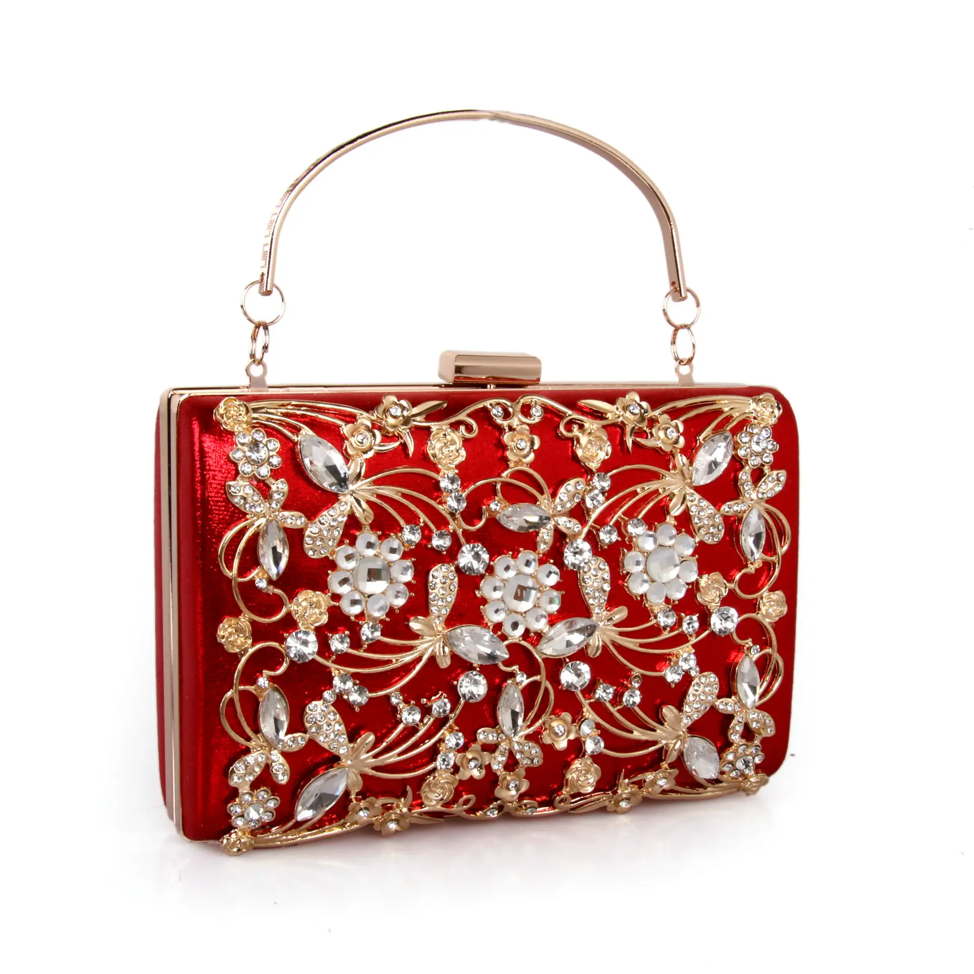 Talamone | Women's clutch bag in leather color red – Il Bisonte