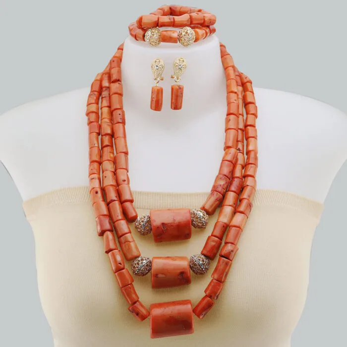 Nigerian bead clearance necklace